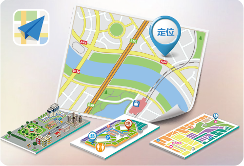 平面地图，三维地图，室内地图